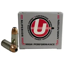 Underwood 9mm Luger 115gr JHP Nosler Ammunition
