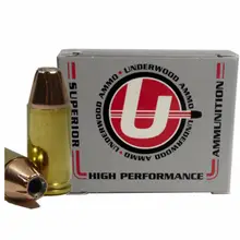 Underwood Ammo 9mm Luger +P 124gr JHP Ammunition - 20 Rounds