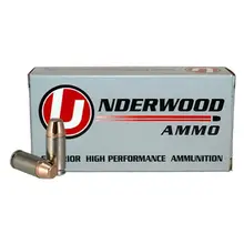 Underwood 9mm Luger +P 124gr FMJ 50rd Ammunition