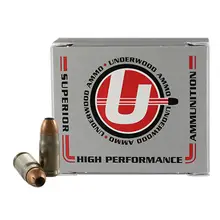 Underwood .357 SIG 124gr JHP Small Game & Target Ammo