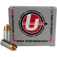 Underwood .32 ACP +P 55gr Xtreme Defender Solid Copper Ammunition - 20 Round Box