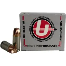 Underwood Ammo 9mm Luger +P 65gr Extreme Penetrator Solid Copper 20-Round Box