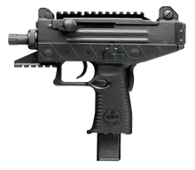 IWI US UZI PRO 9MM LUGER Pistol with 4.5" Threaded Barrel, 25+1 Capacity, Black Polymer Grip, Right Hand - UPP9S-T
