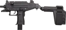 IWI US UZI PRO 9MM Luger Pistol with 4.5" Threaded Barrel, Side Folding Brace, and 25+1 Capacity