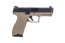 IWI MASADA 9MM 4.6" Threaded Barrel FDE Tactical Pistol with Night Sights - 17 Rounds