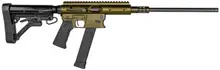 TNW Firearms Aero Survival 10MM Auto Rifle with 16.25" Barrel, 15+1 Rounds, Collapsible Black Stock, OD Green Finish