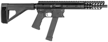 TNW Firearms Aero Survival 9mm Pistol, 10.25" Barrel, 31-Rounds, Black Hard Coat Anodized Polymer, SB Tactical Arm Brace
