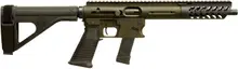 TNW Firearms Aero Survival Pistol 10MM with Brace, OD Green