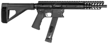 TNW Firearms Aero Survival Pistol 40 S&W, 10.25" Barrel, 31+1 Round, Black Hard Coat Anodized with SB Tactical Arm Brace