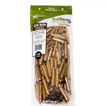 Top Brass .308 Winchester Unprimed Reconditioned Brass, 250 Count