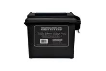 AMMO INC 7.62X39 AMMO 122 GRAIN FMJ 250 ROUNDS IN PLASTIC CAN (STEEL CASE) - FREE SHIPPING