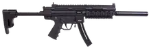 ATI GSG-16 Carbine .22LR Semi-Automatic Rifle with 16.25" Barrel, 22 Rounds, Faux Suppressor, Picatinny Hand Guard, and Collapsible Stock - Matte Black