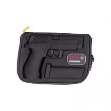 G.P.S. Custom Molded Black Pistol Case for SIG P226/P228/P229/P220/SP2022 with Lockable Zippers & Internal Mag Holder