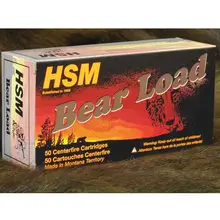 HSM Bear Load .44 Rem Magnum 305 Grain WFN 50 Rounds Ammunition Box