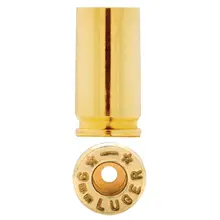 Starline 9mm Luger Unprimed Brass Cartridge Cases, 100 Count - STAR9EUP100