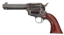 Taylor's & Company 1873 Cattleman Gunfighter .45 LC 6rd 4.75" Taylor Tuned Revolver with Blued Barrel, Case Hardened Steel Frame, and Walnut Army Size Grip - 555149DE
