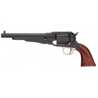 Taylors and Company 1858 Remington 44 Cal, 8-Inch Black Nitride Revolver with Walnut Grip