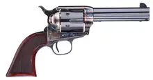 Taylor's & Co. Short Stroke Smoke Wagon .45 Colt 6-Round 4.75" Blued Case Hardened Walnut Navy Sized Grip