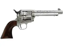 Taylor's & Co Uberti 1873 Cattleman Stainless .357 Magnum 5.5" Barrel 6-Rounds Photo Engraved Revolver