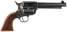 Taylor's & Company Smoke Wagon .44-40 Winchester 5.5" Barrel 6-Round Revolver with Checkered Walnut Grip and Color Case Hardened Steel Frame