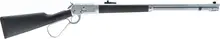 Taylor's & Co. 1892 Alaskan Take-Down Rifle, .357 Magnum, 16-Inch, Matte Chrome Finish with SoftTouch Black Synthetic Stock, 7+1 Capacity