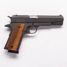 Taylor's & Co. 1911 Traditional 45 ACP, 5" Barrel, 7+1 Rounds, Black Parkerized Finish, Checkered Walnut Grip Pistol