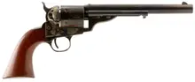Taylor's & Co 1872 Open-Top .38 Special 7.5" Blued Barrel, 6-Round, Walnut Army Sized Grip Revolver - 0903