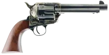 Taylor's & Company 1873 Gunfighter .357 Magnum Revolver with 5.5" Blued Barrel, 6-Round Capacity, Case Hardened Steel Frame & Walnut Army Size Grip - Model 5000