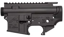 Aero Precision AR-15 Multi-Caliber Stripped Receiver Set, Black Hardcoat Anodized
