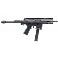 B&T SPC9 PDW 9MM Semi-Auto Tactical Pistol with 5.9" Barrel, Glock Lower, 32rd, Black - BT-500003-PDW-G