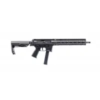 B&T SPC9-G 9MM 16" Black Rifle with Telescopic Stock and Polymer Grip (Glock Mag Compatible) BT-500010-G
