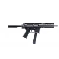 B&T SPC9 9MM 9.1" Black Semi-Auto Pistol with Glock Mag Compatibility and 33-Round Capacity