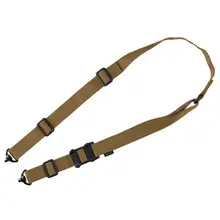 MAGPUL MS1 QDM TWO POINT SLING MS1 SLIDER PROPRIETARY WEAVE 1-1/4" WIDE NYLON WEBBING/ANTI CHAFING COMFORT NIR TREATMENT COYOTE BROWN
