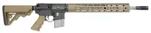 Rock River Arms LAR-15M X-1 223 Wylde 18" Stainless Barrel, 20+1 Rounds, Tan RRA Operator Stock & Hogue Grip, Black Receiver, Optic Ready