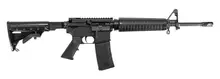 Rock River Arms LAR-15 A4 Mid-Length 5.56 NATO Semi-Auto Rifle - 16" Barrel, 30-Round, A2 Front Sight, 6-Position Stock, Black