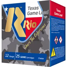 RIO TEXAS GAME LOAD HV 12 GAUGE AMMO 2-3/4" #7.5 LEAD SHOT