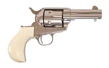 Cimarron Doc Holliday Thunderer .45 Colt 3.5" Barrel 6-Rounds Nickel Tru-Ivory Grips Revolver