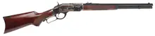Cimarron CA206 1873 Deluxe Short Rifle, 44 Special, 20" Blued Octagon Barrel, Walnut Pistol Grip Stock, 10 Rounds