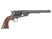 Cimarron 1860 Richards-Mason Type 2 .44 SPL Revolver, 8" Barrel, 6-Round, Case Hardened, Blue, Walnut