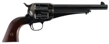 Cimarron 1875 Outlaw .45 Colt Single Action Revolver, 7.5" Blued Barrel, 6-Rounds, Case Hardened Frame, Walnut Grip - CA151