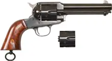 Cimarron 1890 .45LC/.45ACP Dual Cylinder 5.5" Barrel with Walnut Grips and Fixed Sights