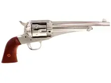 Cimarron 1875 Outlaw Revolver, .45 Long Colt, 7.5" Nickel Barrel, Walnut Grip, 6-Round Capacity