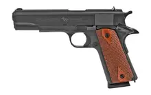 Cimarron 1911A1 Semi-Automatic Pistol, .45 ACP, 5" Barrel, 8 Rounds, Parkerized Black, Walnut Grips