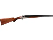 Cimarron Doc Holliday 12GA 20" S/S Side by Side Shotgun with Walnut Stock and Case Hardened Steel