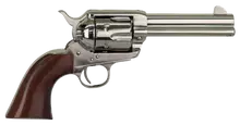 Cimarron Pistolero .357 Mag/.38 SPL Revolver, 4.75" Nickel-Plated Barrel, Walnut Grip, 6-Round Capacity