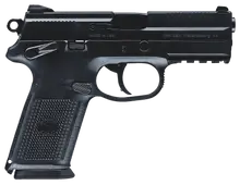 FN FNX-45 .45 ACP DA/SA Full-Size Pistol with 4.5" Barrel, Matte Black Polymer Frame, Manual Safety, and 10-Round Capacity (66961)