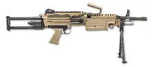 FN M249S PARA 5.56 NATO 16.1" Flat Dark Earth Black Collapsible Stock 30+1 46100030