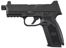 FN 509 Tactical 9MM 4.5" Threaded Barrel Semi-Automatic Pistol with Night Sights and 24-Round Capacity - Black (66-100375)