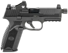 FN 509 Tactical 9mm 4.5" Threaded Barrel Pistol with Vortex Viper Red Dot Sight, Black Polymer Frame, 10+1 Round Capacity