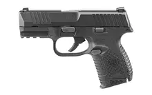 FN 509 Compact 9mm Luger Semi-Auto Pistol, 3.7" Barrel, 12+1 or 15+1 Rounds, Matte Black Polymer Frame, Stainless Steel Slide, No Manual Safety - 66-100815